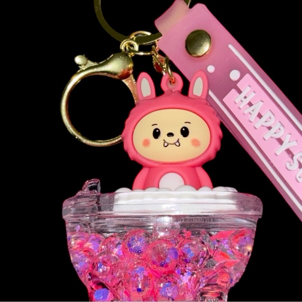 DANBAR ‘BUBU Water Globe Bag Charm/Key Chain - NWT